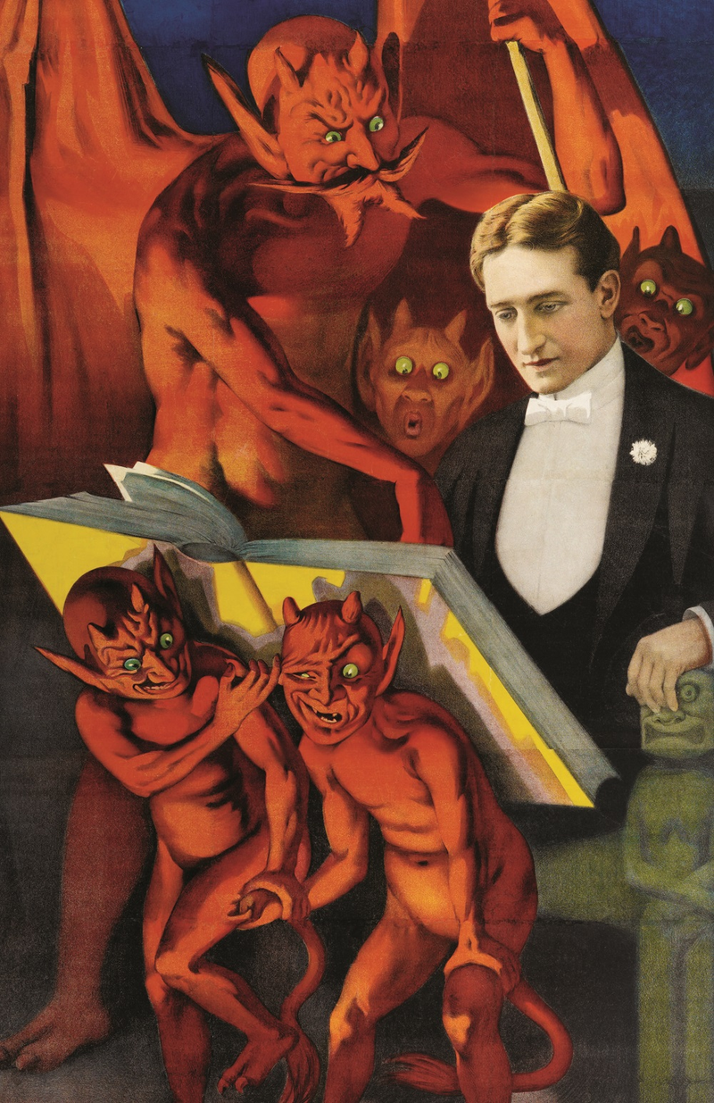 Illustration for article titled Taschen's collection of classic magician art is sinister and wondrous